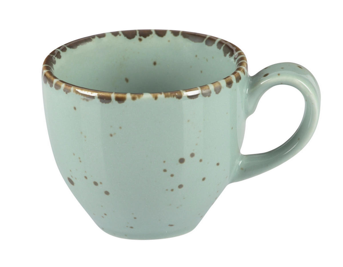 ŠÁLEK NA ESPRESSO porcelán keramika  - tyrkysová, Lifestyle, keramika (80ml) - Landscape