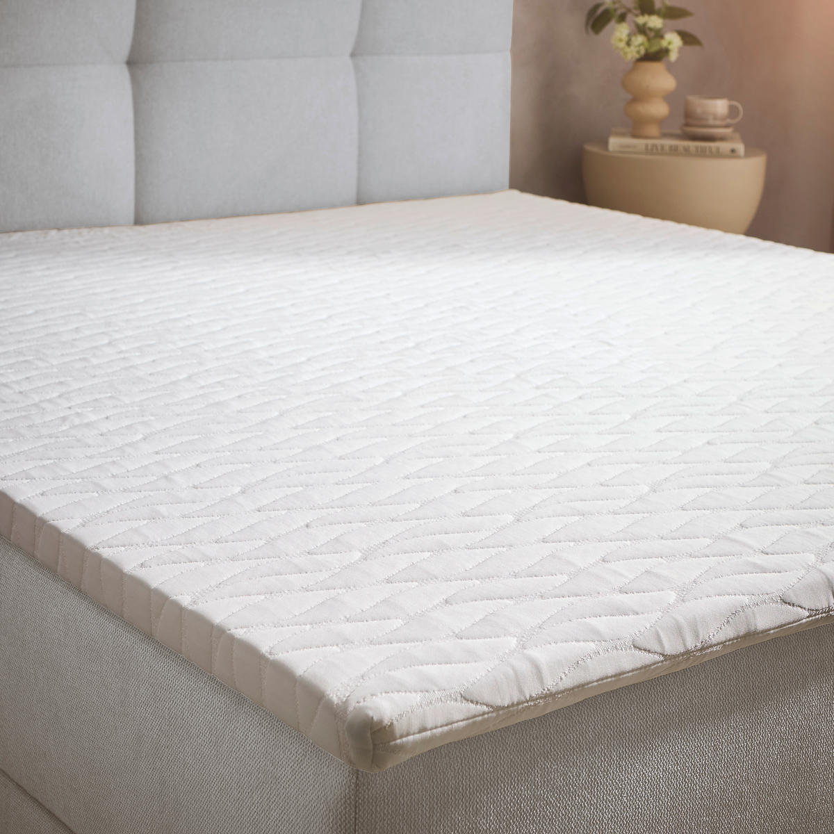 BOXBETT 140/200 cm  in Hellgrau  - Hellgrau, KONVENTIONELL, Textil (140/200cm) - Boxxx