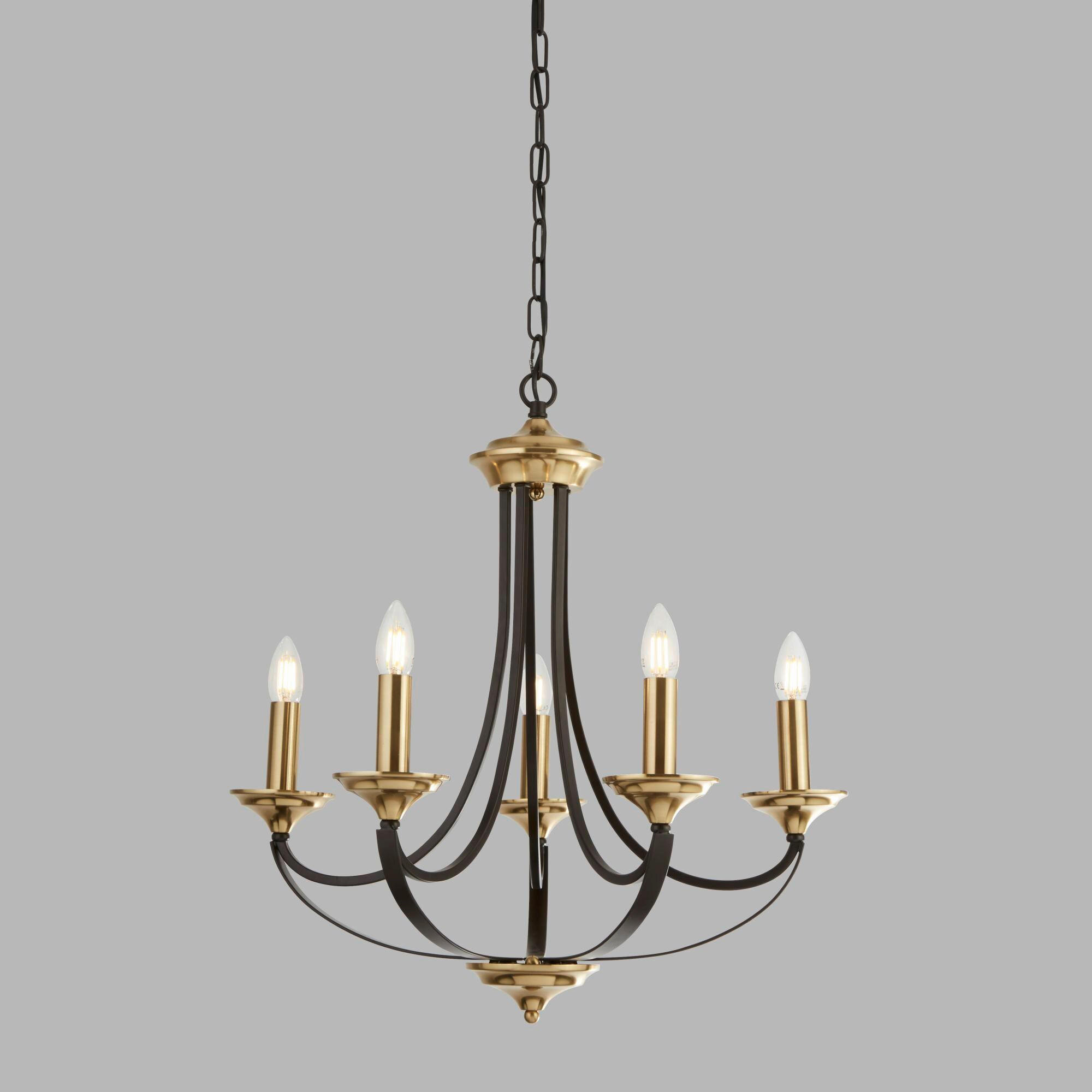 VISEČA SVETILKA  Belfry 58/58/62 cm          60 W  - barve brona/rjava, Trend, kovina (58/58/62cm)