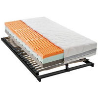 MATRATZENSET 120/200 cm  - Anthrazit, Basics, Holzwerkstoff (120/200cm) - Novel
