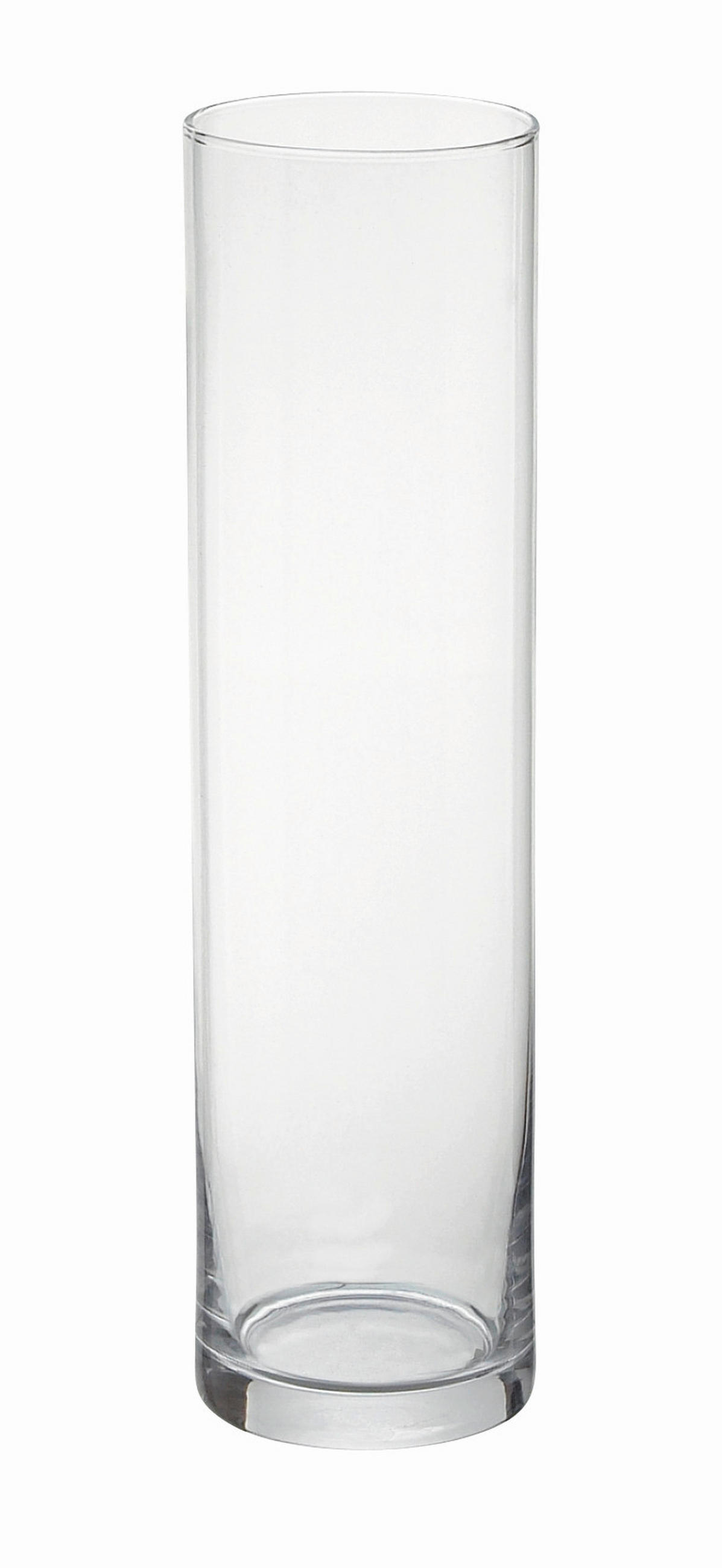 VAZĂ 30 cm  - străveziu, Basics, sticlă (8/30cm) - Ambia Home