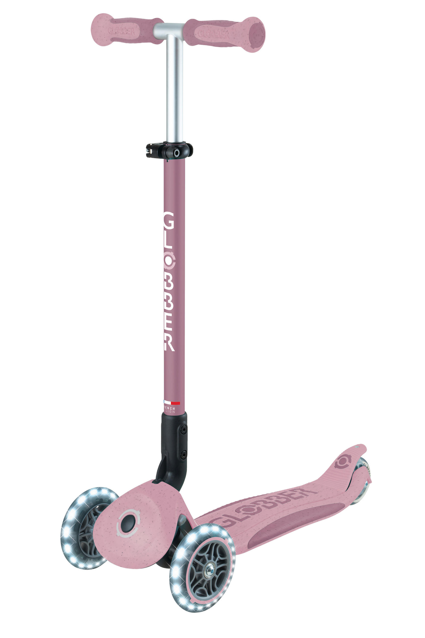 LAUFRAD GO-UP DELUXE LIGHTS ECO 360  - Beere, Basics, Kunststoff/Metall (65/22/98,5cm) - GLOBBER