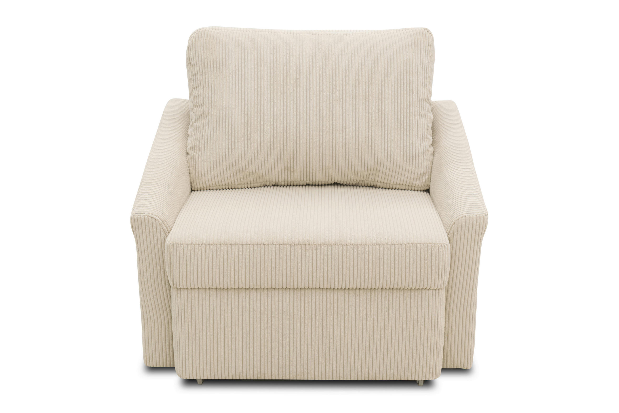 SCHLAFSESSEL RELAX BOX Mikrofaser Beige    - Beige/Schwarz, Basics, Kunststoff/Textil (108/86/96cm) - MID.YOU