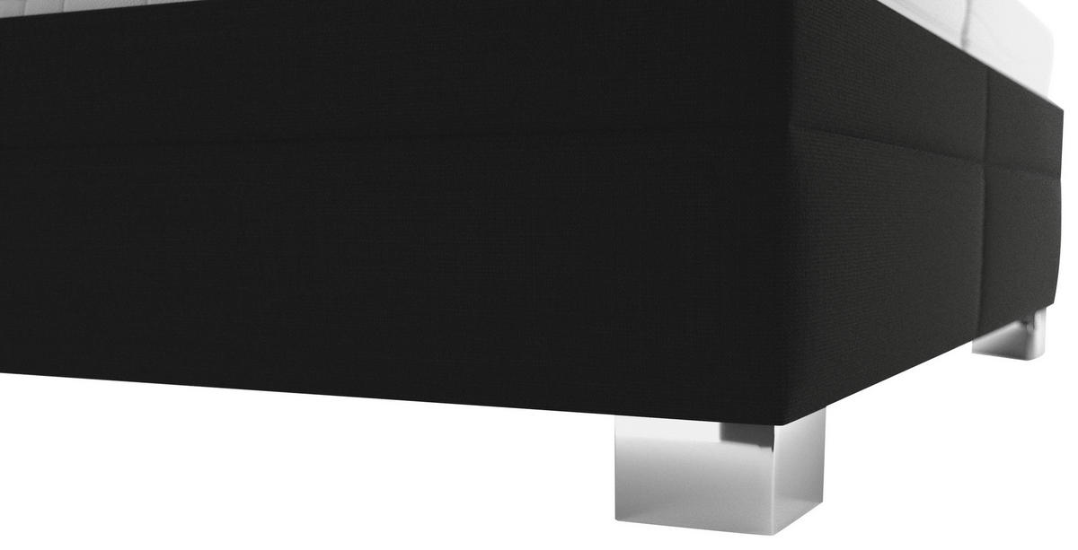 ČALÚNENÁ POSTEĽ, 160/200 cm, hnedá - hnedá/čierna, Basics, drevo/textil (160/200cm) - Blanar