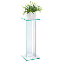 STOJAN NA KVĚTINY,  - Design, sklo (25/25/71cm) - Xora