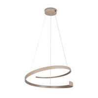 LED-HÄNGELEUCHTE 75/200 cm  - Taupe, Design, Metall (75/200cm) - Cinque