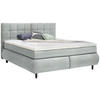BOXSPRINGBETT 180/200 cm  in Hellgrau  - Hellgrau/Schwarz, KONVENTIONELL, Holz/Textil (180/200cm) - Ti'me