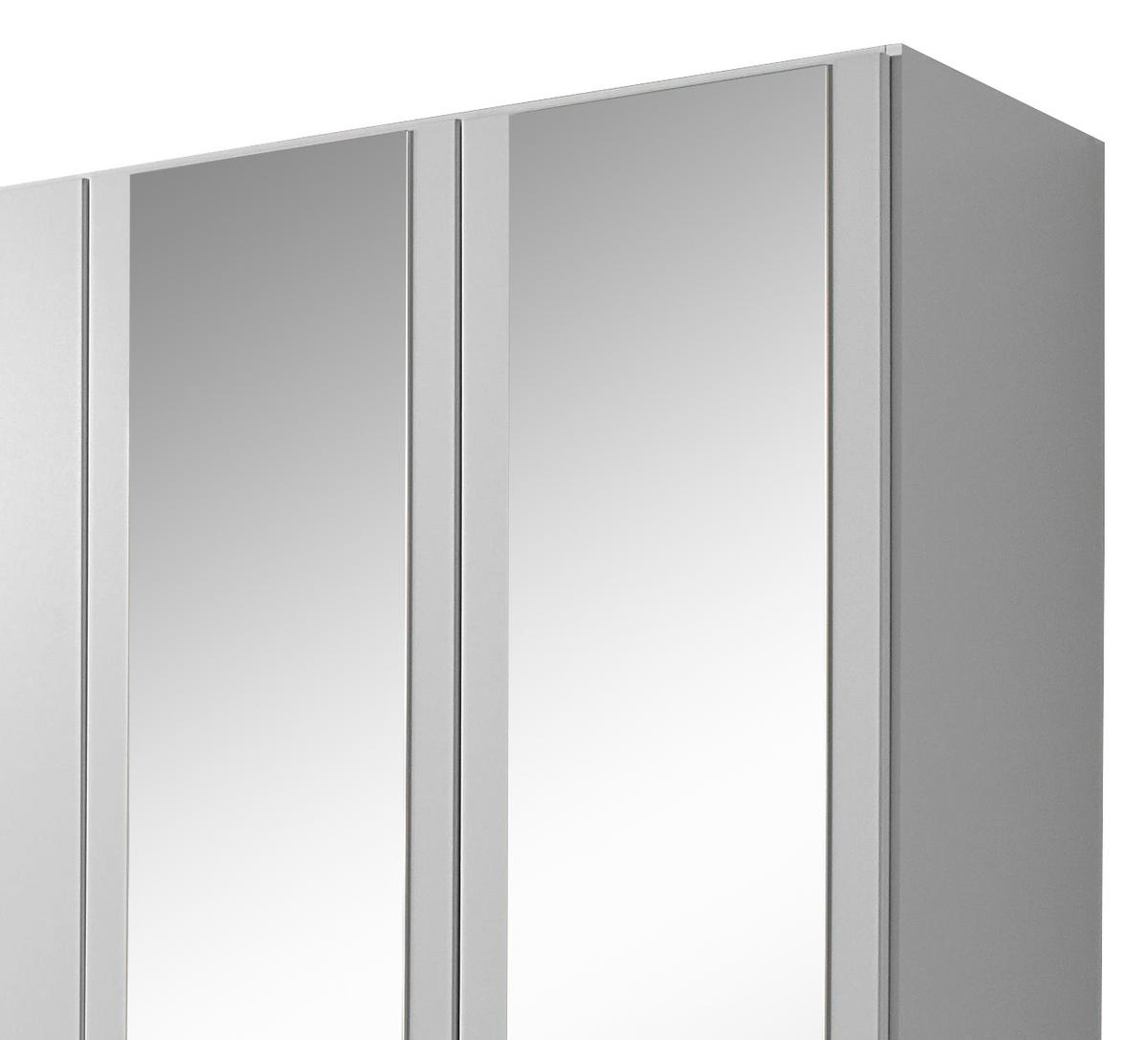 DREHTÜRENSCHRANK in Weiss  - Weiss, Design, Glas/Holzwerkstoff (181/197/54cm) - Rauch Möbel