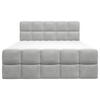 BOXBETT 180/200 cm  in Silberfarben  - Silberfarben, Design, Kunststoff/Textil (180/200cm) - Xora