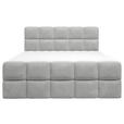 BOXBETT 180/200 cm  in Silberfarben  - Silberfarben, Design, Kunststoff/Textil (180/200cm) - Xora