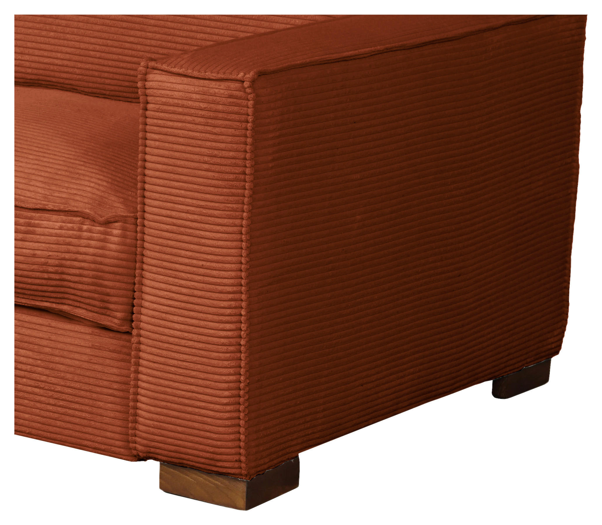 SCHLAFSOFA in Textil Rostfarben  - Rostfarben/Dunkelbraun, Design, Holz/Textil (203/85/99cm) - MID.YOU