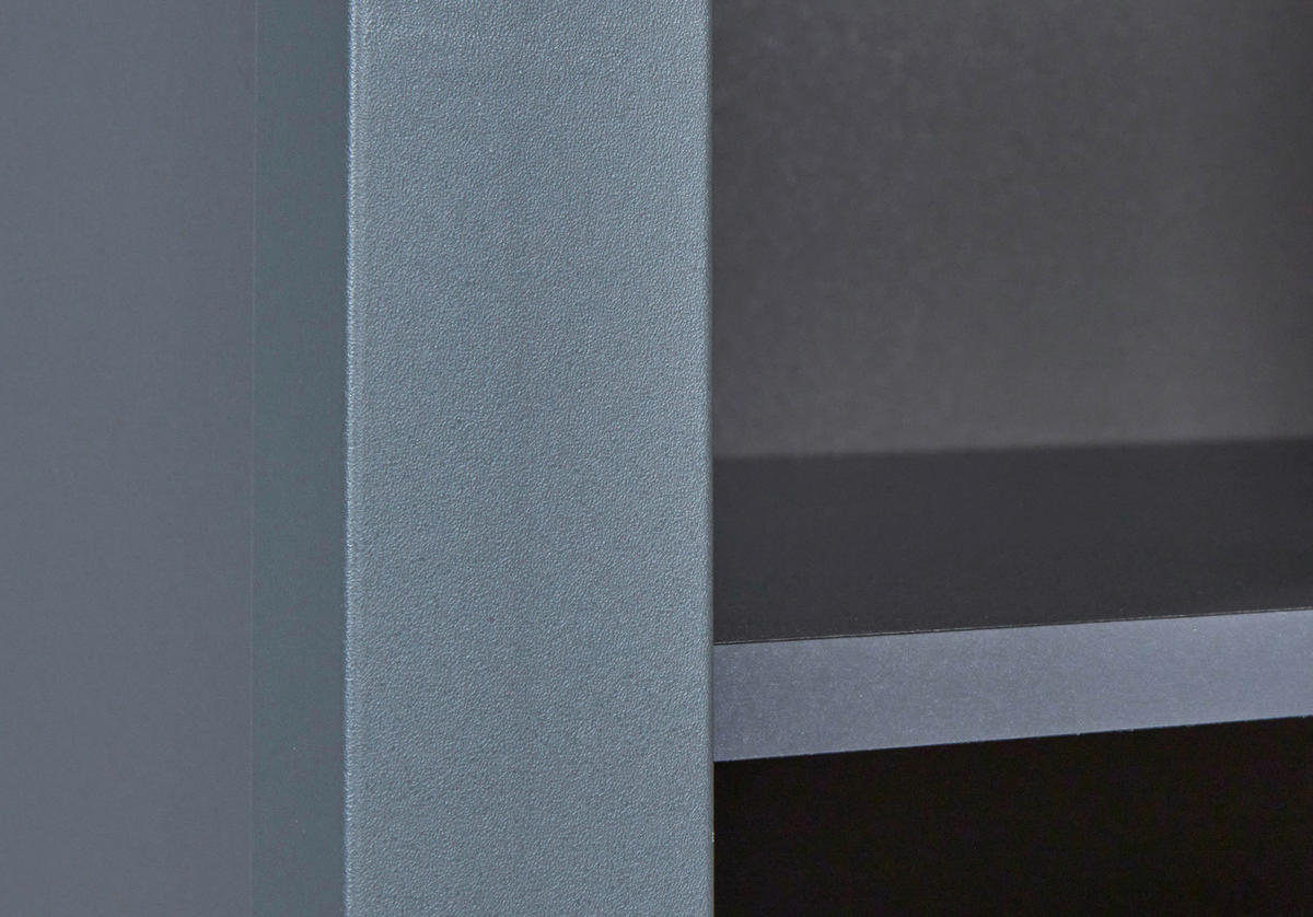 HYLLA i 60/167/60 cm antracit  - antracit, Modern, trämaterial (60/167/60cm) - home24