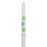 TAUFKERZE - Weiß/Grün, Basics (3/40cm) TAUFKERZE - Weiß/Grün, Basics (3/40cm)