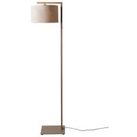 STOJACÍ LAMPA, 30/160 cm  - pískové barvy/béžová hnědá, Design, kov/textil (30/160cm) - It's about Romi