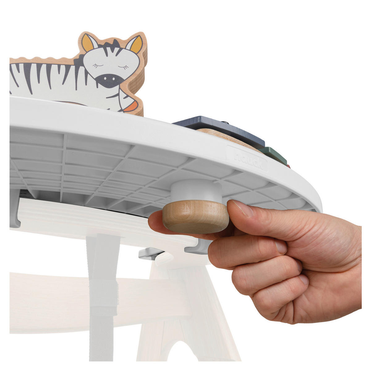 ESS- UND SPIELBRETT Arketa Play Tray  - Weiß, Basics, Kunststoff (46/4,6/58cm) - Hauck