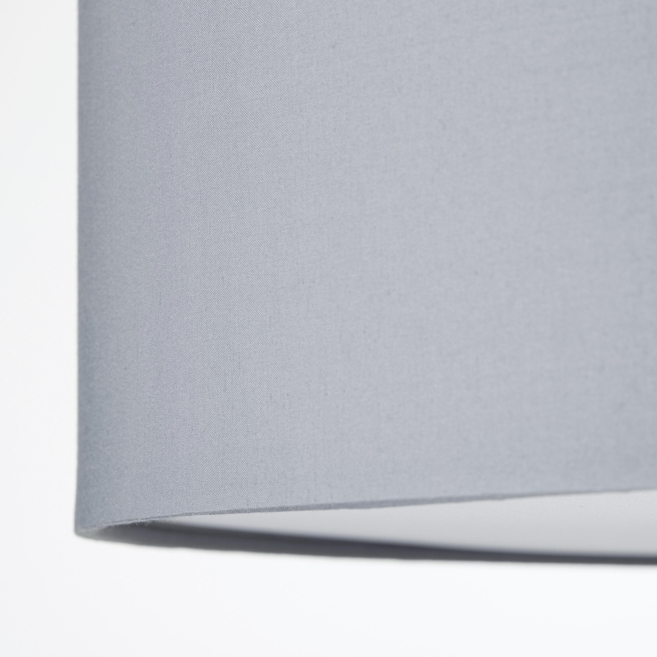 DECKENLEUCHTE Andria 60/26,5 cm   - Chromfarben/Hellgrau, Design, Textil/Metall (60/26,5cm)