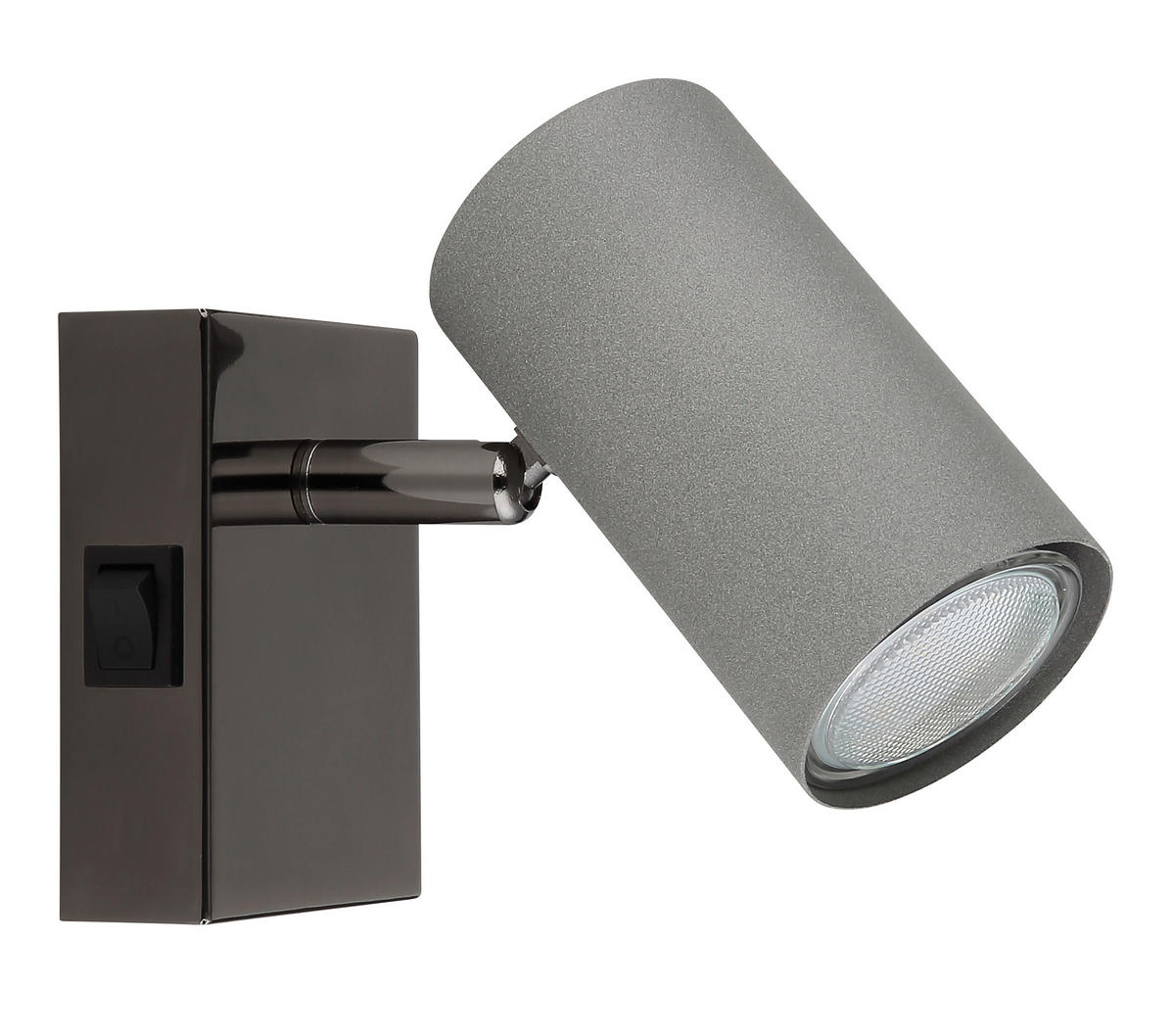 STRAHLER - Schwarzchrom/Grau, Design, Metall (7/12/10cm) - Globo