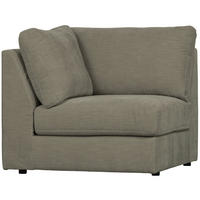 SOFAELEMENT Family Webstoff Grau  - Schwarz/Grau, Design, Kunststoff/Textil (96/85/96cm) - Livetastic