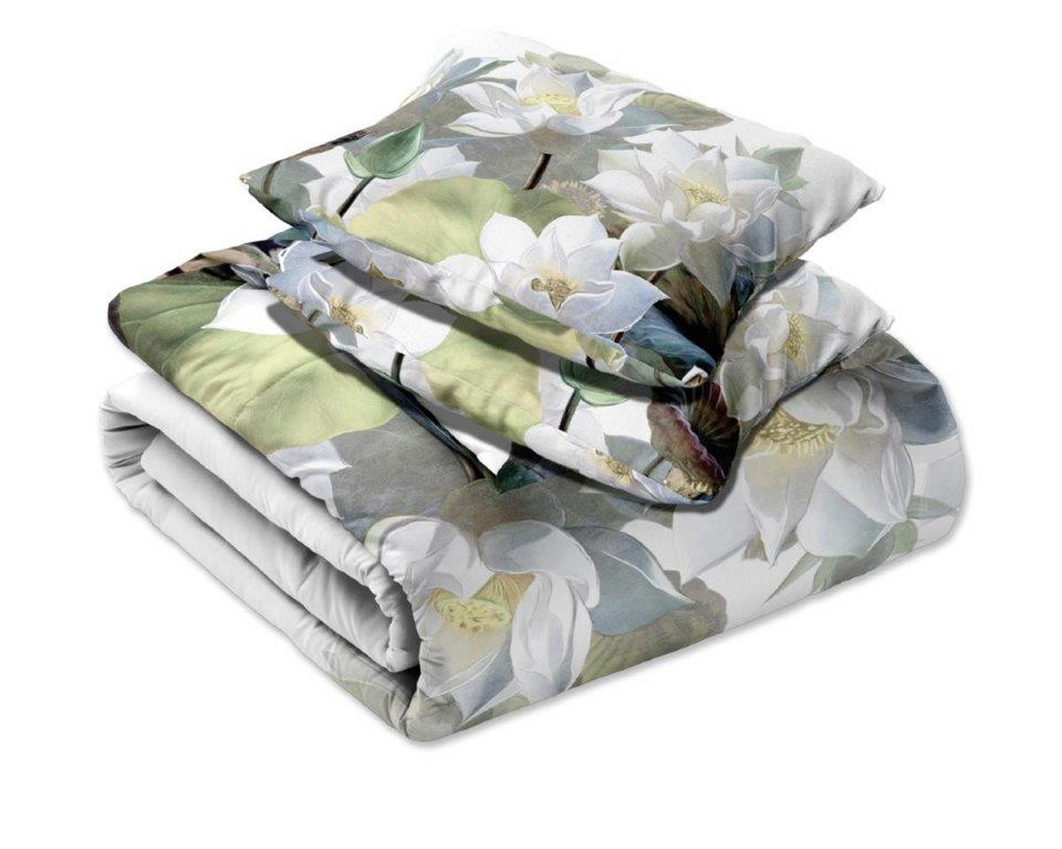 POSTELJINA SA DVA LICA 140/200 cm saten bela  - bela, Osnovno, tekstil (140/200cm) - Esposa