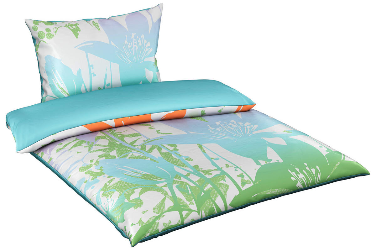 OBOUSTRANNÉ POVLEČENÍ, satén, vícebarevná, 140/200 cm - vícebarevná, Trend, textil (140/200cm) - Esposa