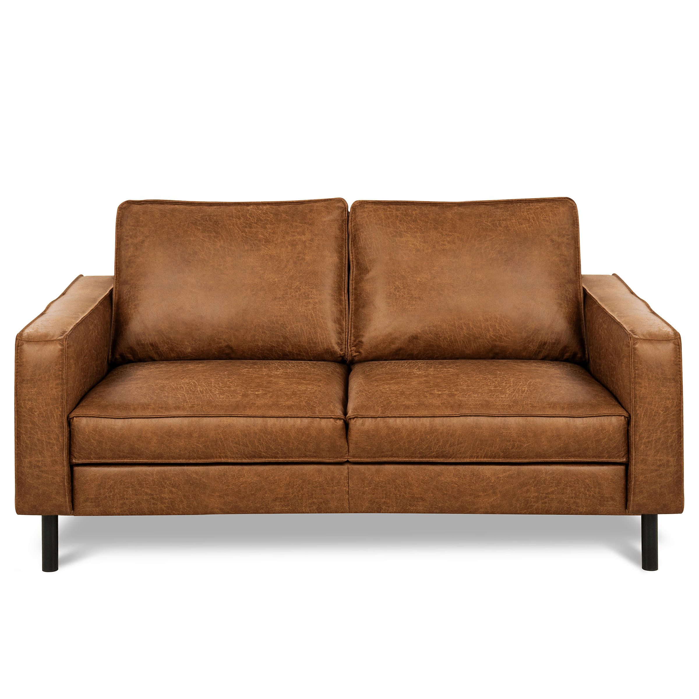 Livetastic 2-Sitzer-Sofa Hellbraun 148x85x92 cm