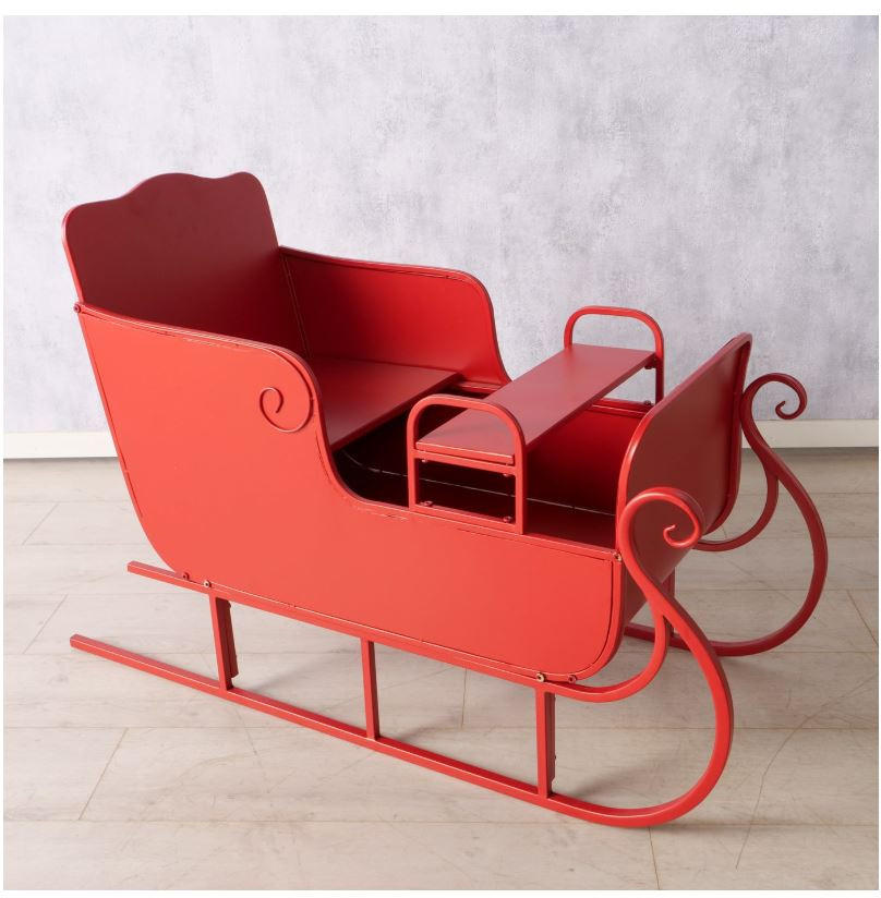 MAșINĂ DECORATIVĂ - roșu, Design, metal (105/45,5/69cm)