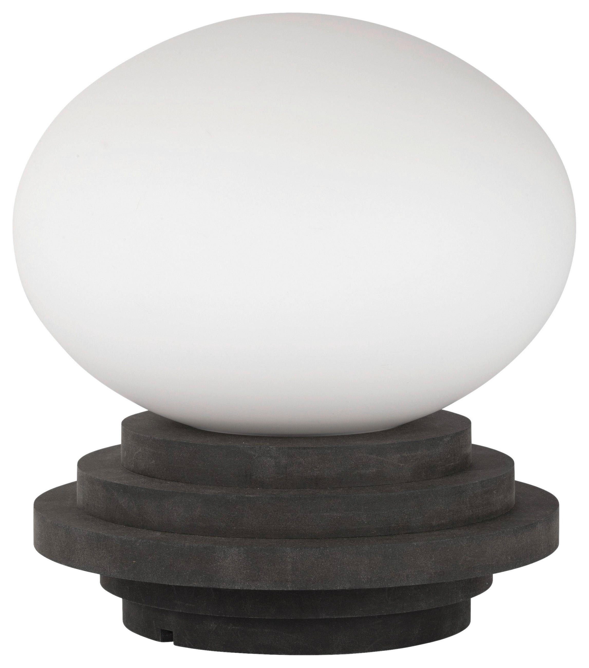 TISCHLEUCHTE - Dunkelgrau, Basics, Glas/Holz (25/28cm) - Markslöjd