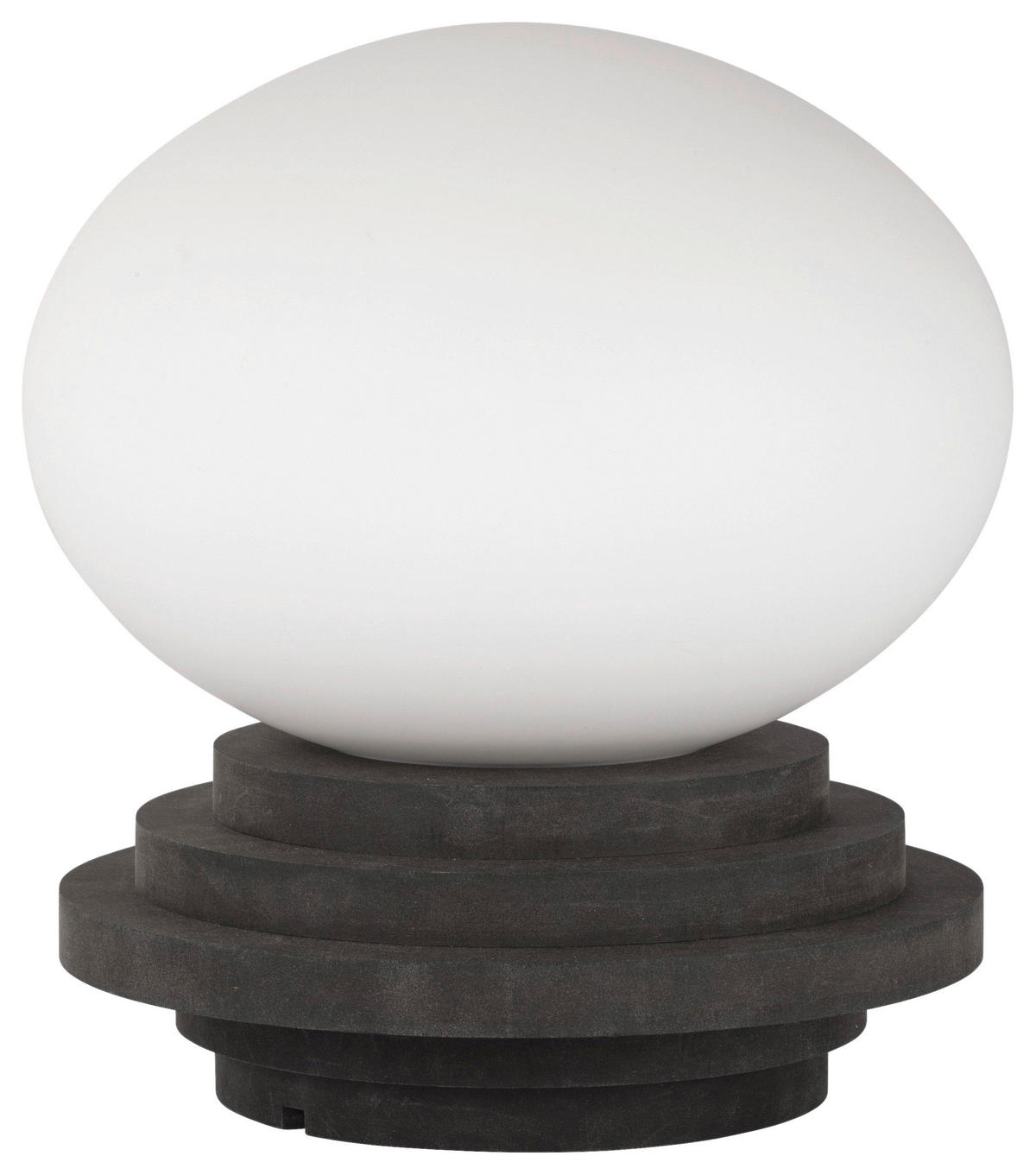 TISCHLEUCHTE Skandinavisch, Modern 25/28 cm    - Dunkelgrau, Basics, Glas/Holz (25/28cm) - Markslöjd