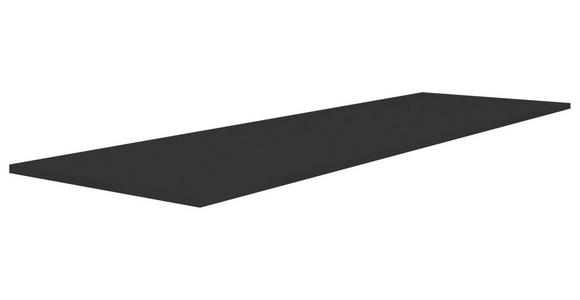 OBERPLATTE in - Anthrazit, KONVENTIONELL, Holzwerkstoff (183/1,6/42cm) - Hom`in