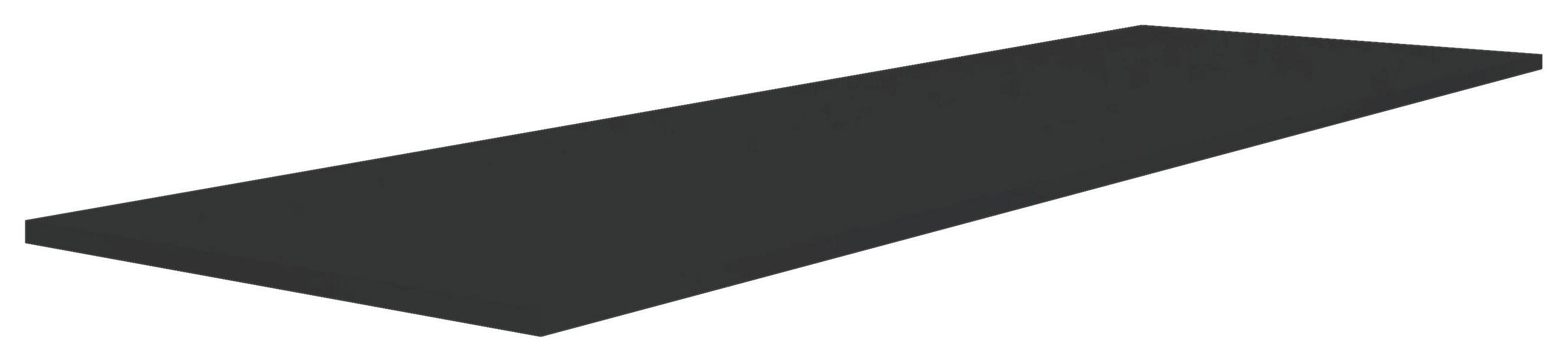 VRCHNÁ DOSKA - antracitová, Konventionell, kompozitné drevo (183/1,6/42cm) - Hom`in