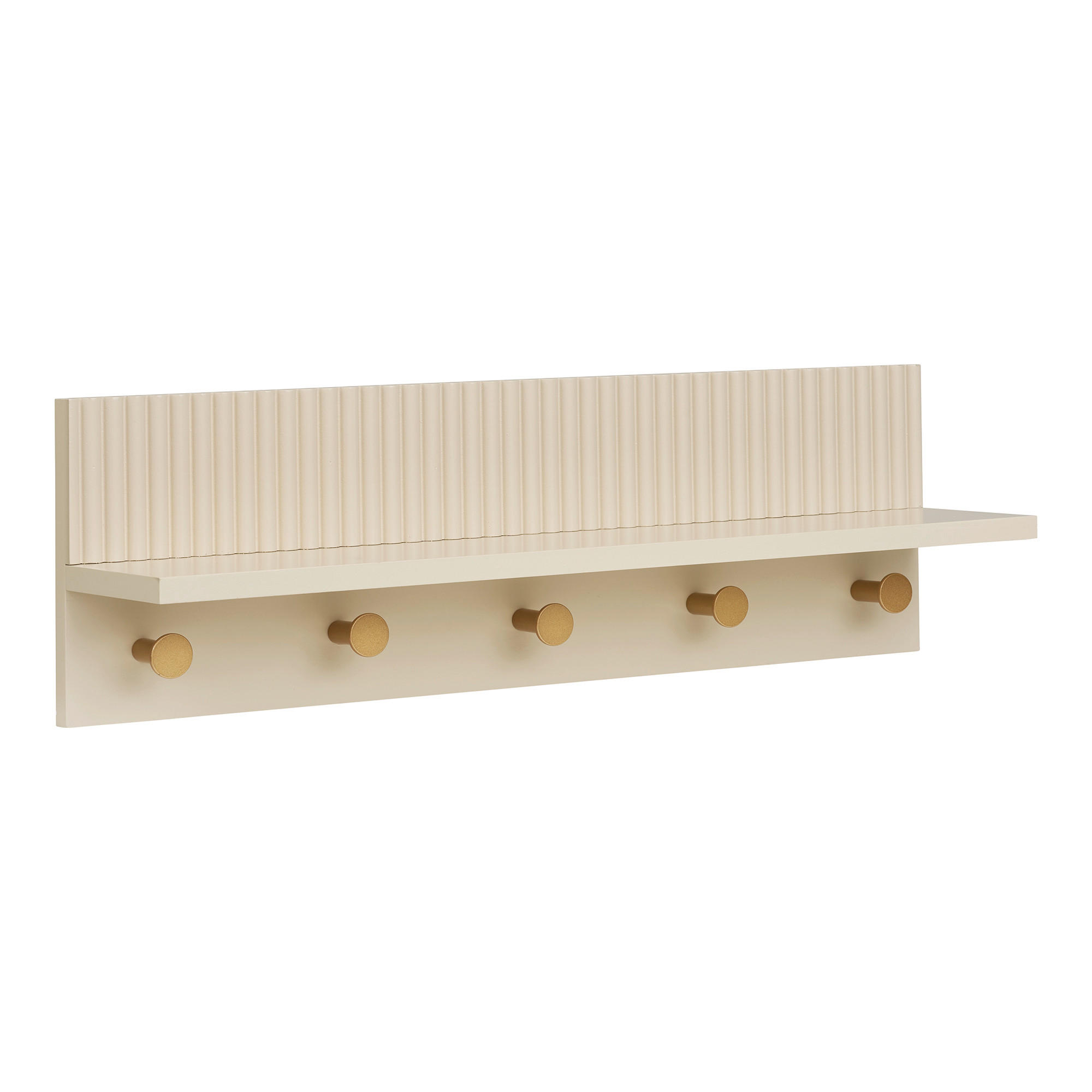 WANDREGAL  - Beige, Basics, Holzwerkstoff (12/50/16cm)