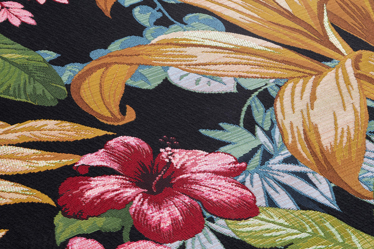 OUTDOORTEPPICH 120/180 cm Flair Multicolor, Goldfarben  - Goldfarben/Multicolor, Design, Kunststoff (120/180cm)