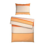 BETTWÄSCHE TANJA Satin 140/200 cm  - Orange, KONVENTIONELL, Textil (140/200cm) - Novel