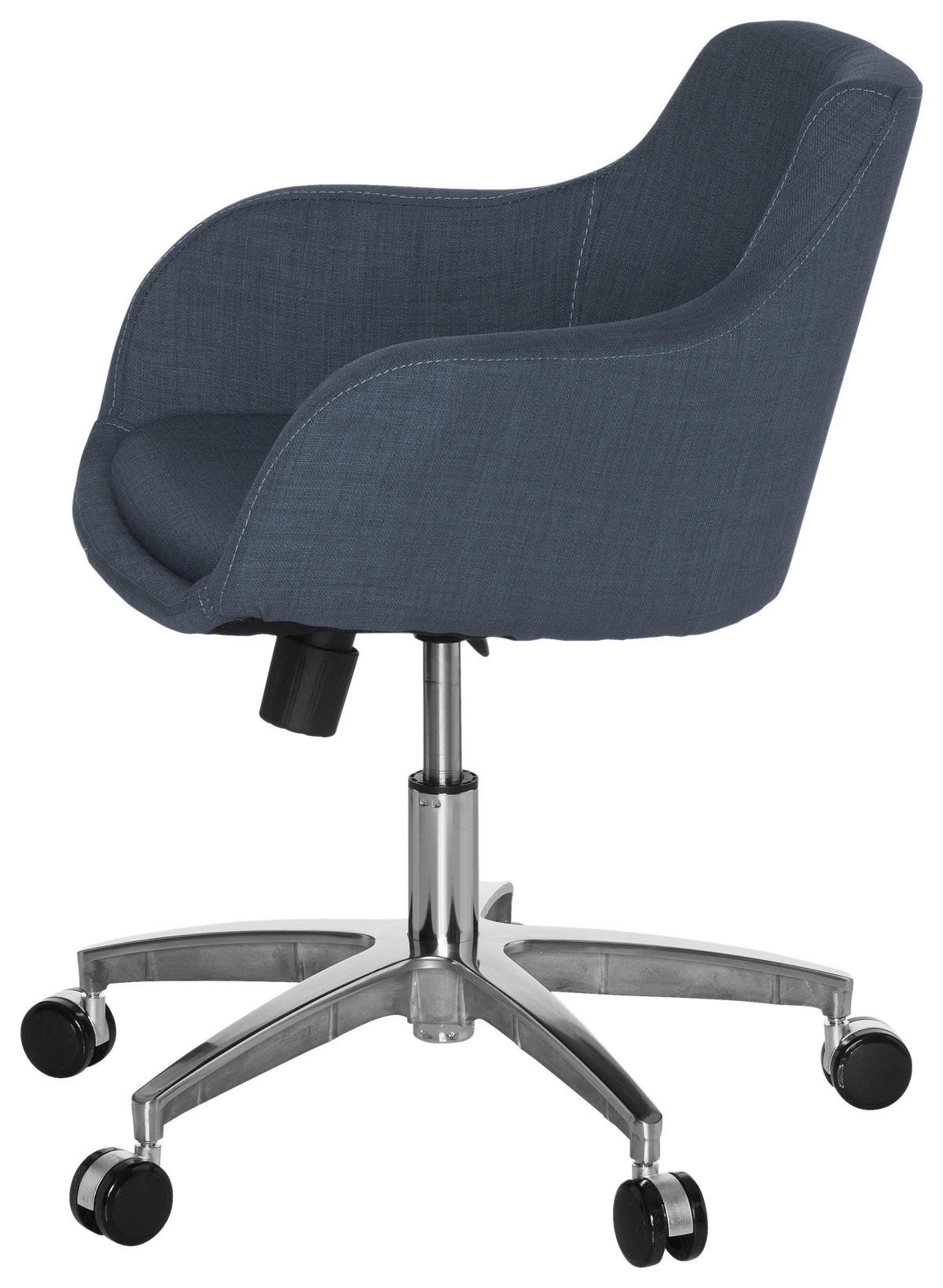 DREHSTUHL Flachgewebe Dunkelgrau  - Dunkelgrau, MODERN, Kunststoff/Textil (55/86/41cm) - MID.YOU