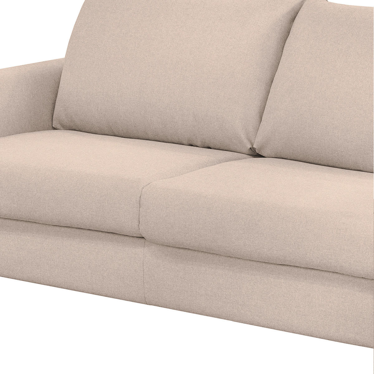 SCHLAFSOFA in Textil Rosa  - Buchefarben/Rosa, Design, Holz/Textil (195/90/102cm) - Livetastic