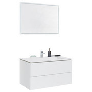 BADEZIMMER - Weiß, Design, Glas/Holzwerkstoff (90cm) - Dieter Knoll