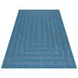 In- und Outdoorteppich 200/290 cm Zagora  - Blau, Basics, Textil (200/290cm) - Novel