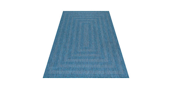 In- und Outdoorteppich 200/290 cm Zagora  - Blau, Basics, Textil (200/290cm) - Novel