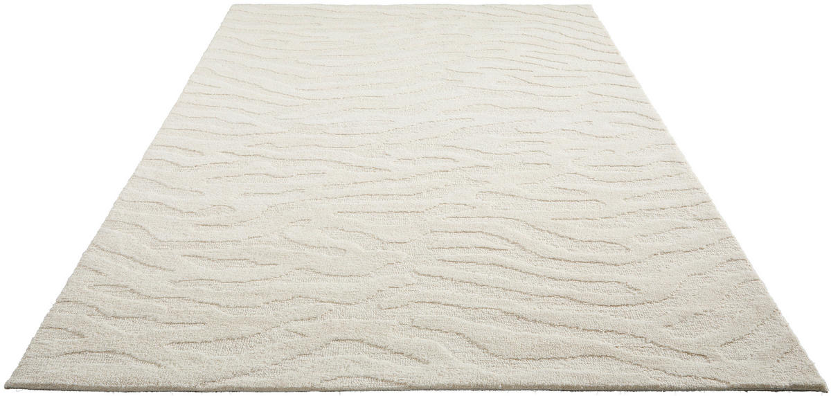 TUFTTEPPICH 160/230 cm Weiß rechteckig  - Weiß, Basics, Textil (160/230cm) - Novel