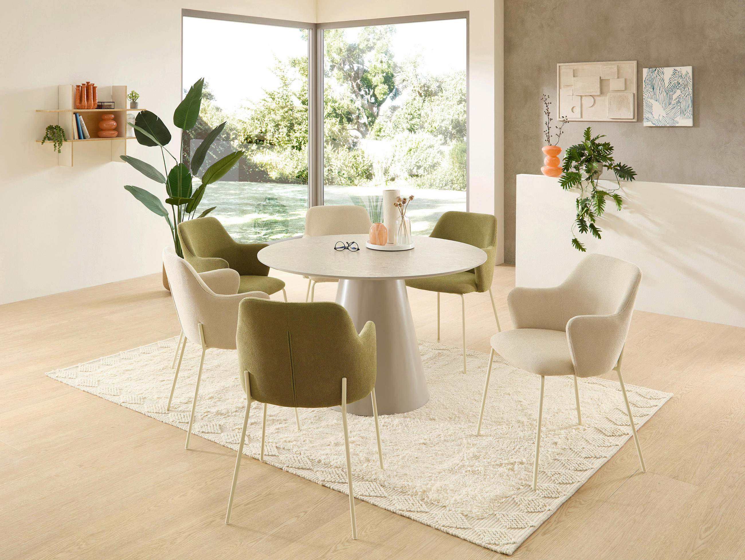 ESSTISCH in Holzwerkstoff 120/120/75 cm - Grau, MODERN, Holzwerkstoff (120/120/75cm) - Livetastic