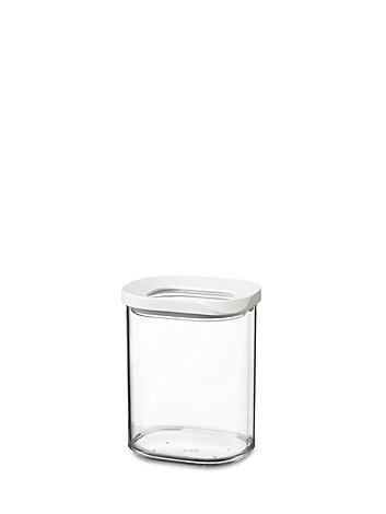 VORRATSDOSE MODULA 0,375 L - Transparent/Weiß, Basics, Kunststoff (9/7,2/11,3cm) - Mepal