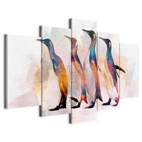 LEINWANDBILD Abstraktes, Tiere 100/50/1.2 cm  - Multicolor, Basics, Holzwerkstoff/Textil (100/50/1.2cm) - artgeist