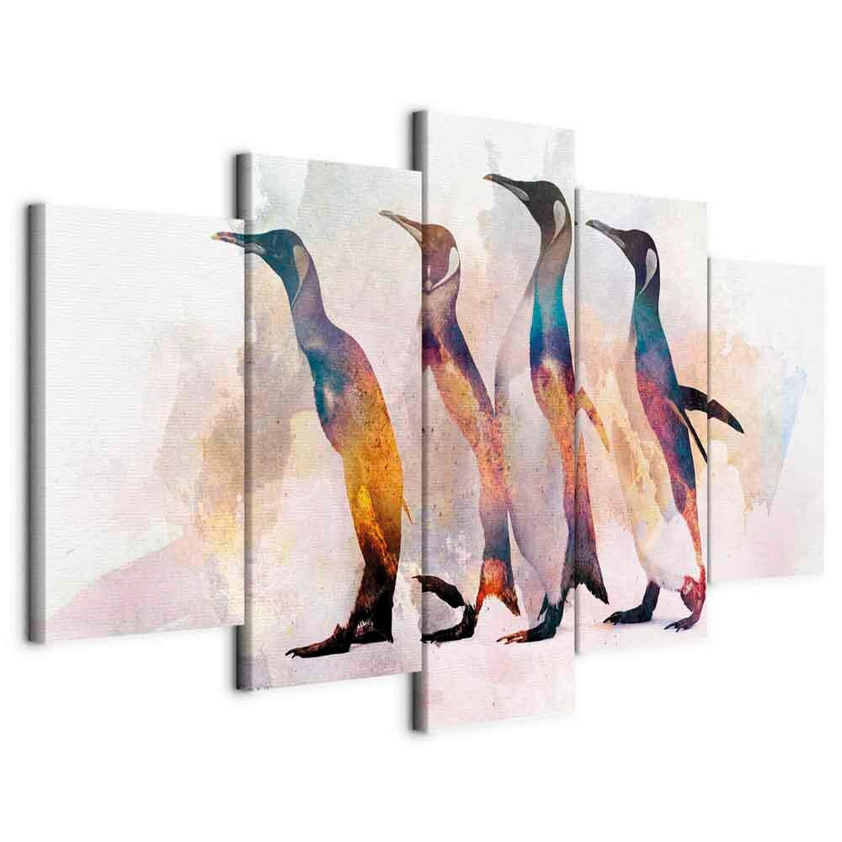 LEINWANDBILD Abstraktes, Tiere 100/50/1.2 cm  - Multicolor, Basics, Holzwerkstoff/Textil (100/50/1.2cm) - artgeist