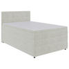 BOXSPRINGBETT 120/200 cm  in Creme  - Creme/Schwarz, Konventionell, Kunststoff/Textil (120/200cm) - Carryhome