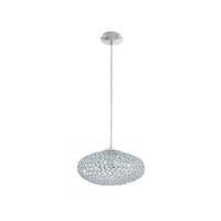 HÄNGLAMPA I KRISTALL Clemente 35/110 cm  - klar/kromfärg, Klassisk, metall/glas (35/110cm) - Eglo