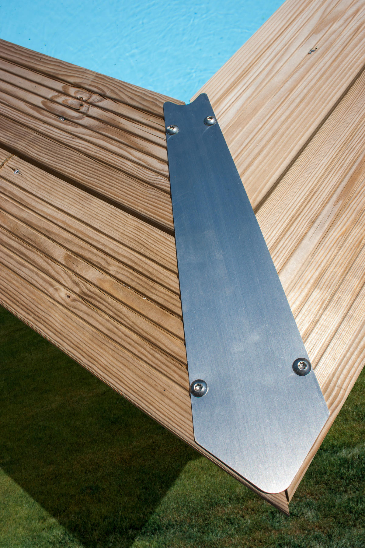 POOL-SET 800002 VAINILLE 2 400/119 cm  - Naturfarben/Kieferfarben, KONVENTIONELL (400/119cm) - Gre