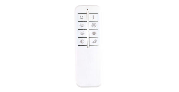LED-DECKENLEUCHTE 43/43/6,5 cm - Chromfarben/Weiß, LIFESTYLE, Kunststoff/Metall (43/43/6,5cm) - Novel