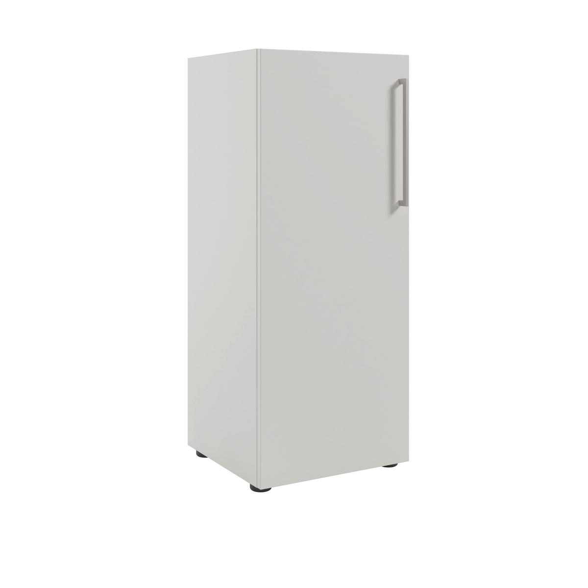 KOMMODE Colorado  in 45/55/42,9 cm  - Silberfarben/Schwarz, MODERN, Holzwerkstoff/Kunststoff (45/55/42,9cm) - Novel