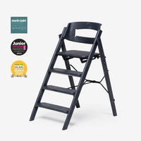 HRANILICA  KAOS Klapp High Chair  - crna, Basics, plastika (45,5/60/81cm)