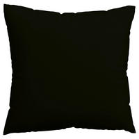 KISSENHÜLLE WOVEN SATIN 40/40 cm  - Schwarz, Basics, Textil (40/40cm) - Schlafgut